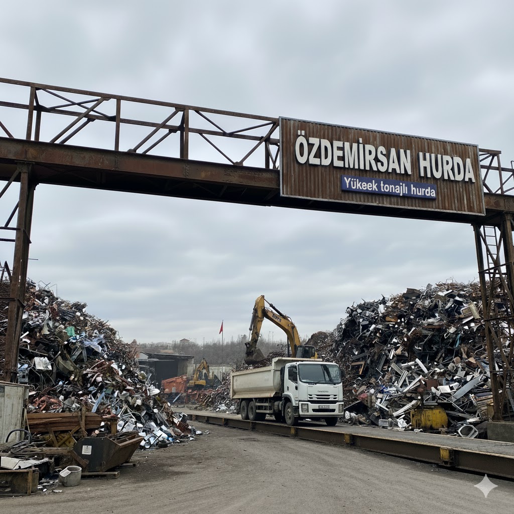Toptan hurda alımı sahadan görüntü